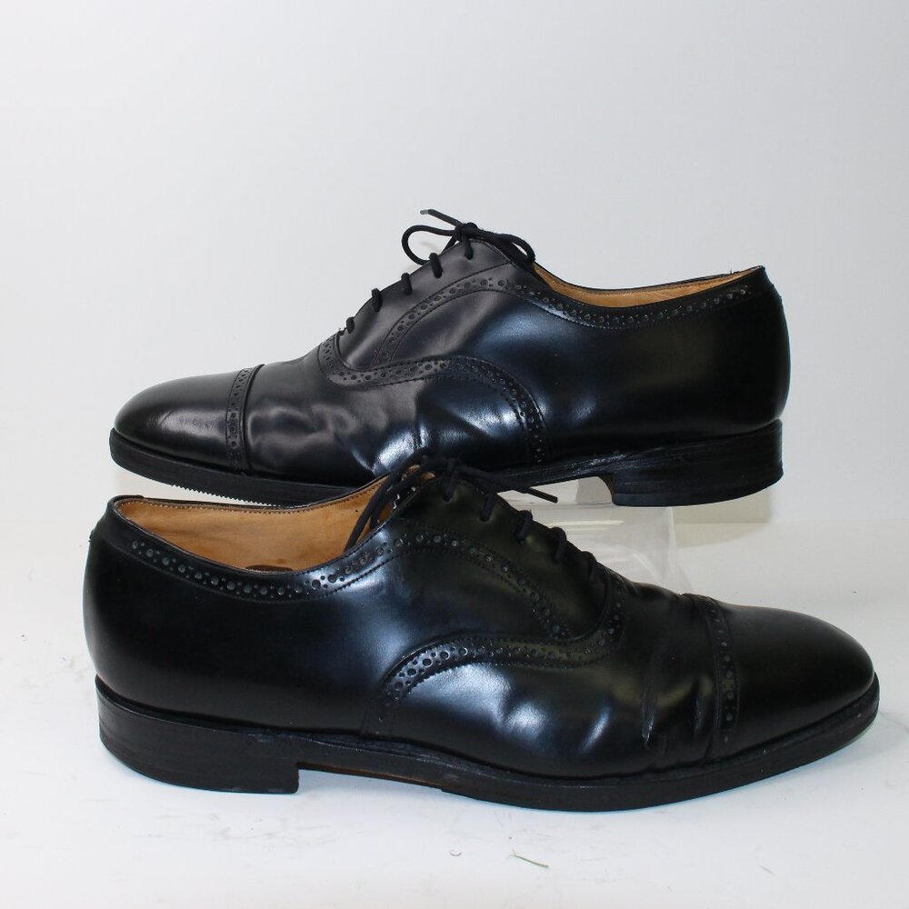 Loake UK Black Leather Men Oxford Dress Shoes (9.5 UK/10.5 US)